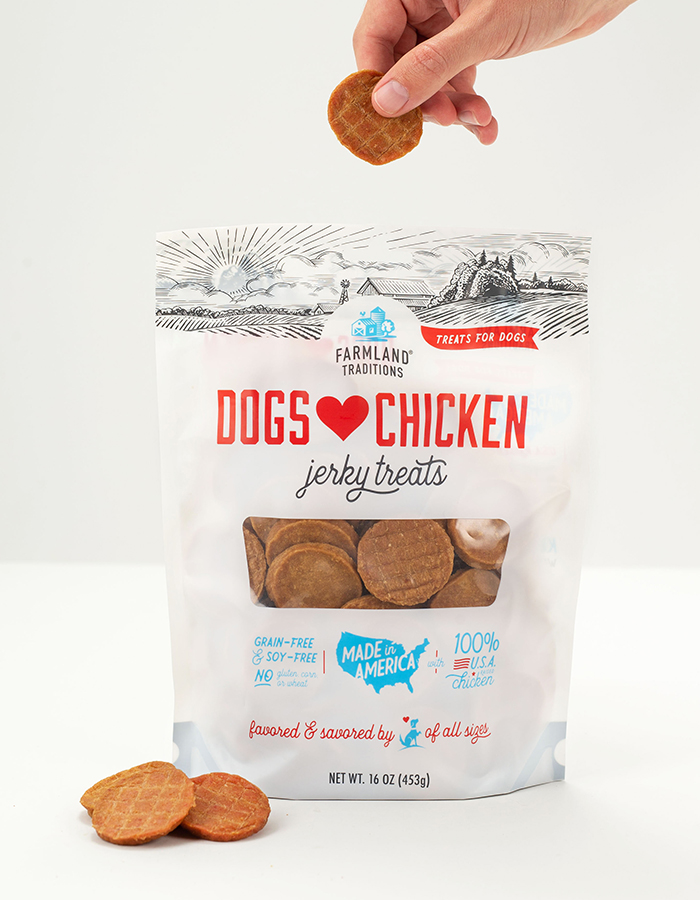 Dogs ♥ Chicken Jerky Treats - Farmland Traditions Jerky Treats for Dogs