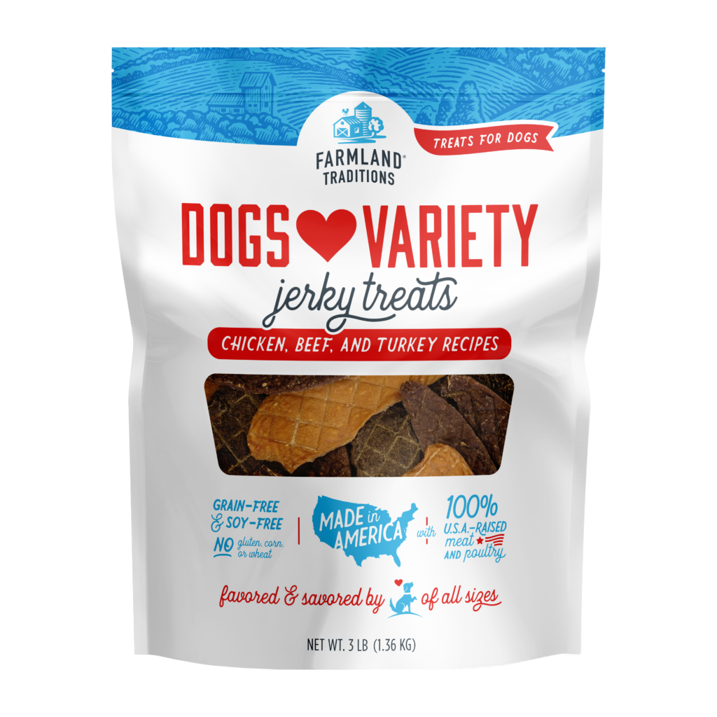 Dogs ♥ Variety Jerky Treats Farmland Traditions Jerky Treats for Dogs