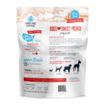 Dogs Love Sweet Potato (back of bag 16 oz) human grade