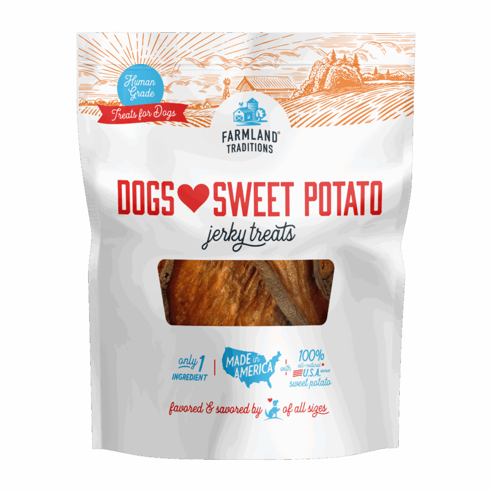 Dogs love Sweet potato jerky treats human grade